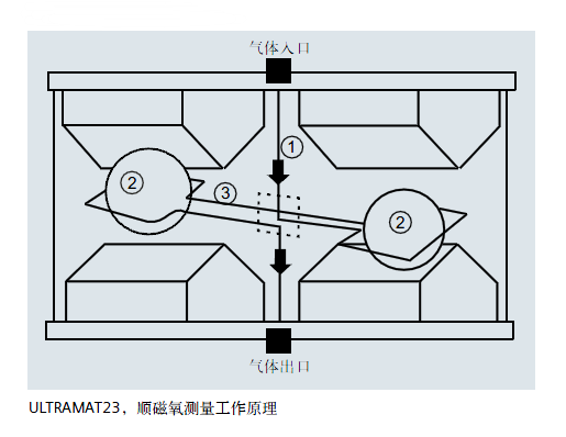ULTRAMAT23,順磁氧測量工作原理 ULTRAMAT23,順磁氧測量工作原理
