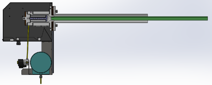 取樣單元 取樣探頭裝置是具有電加熱伴熱功能，能自行加熱并實(shí)施溫控的采樣裝置。該裝置適用于高溫、高粉塵濃度的SCR/SNCR裝置入口和出口樣氣的連續(xù)采集。